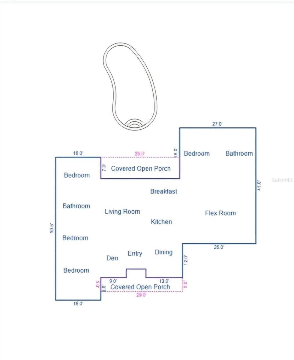 6410 NE 25TH AVENUE, Ocala, FL 34479 Floor Plan