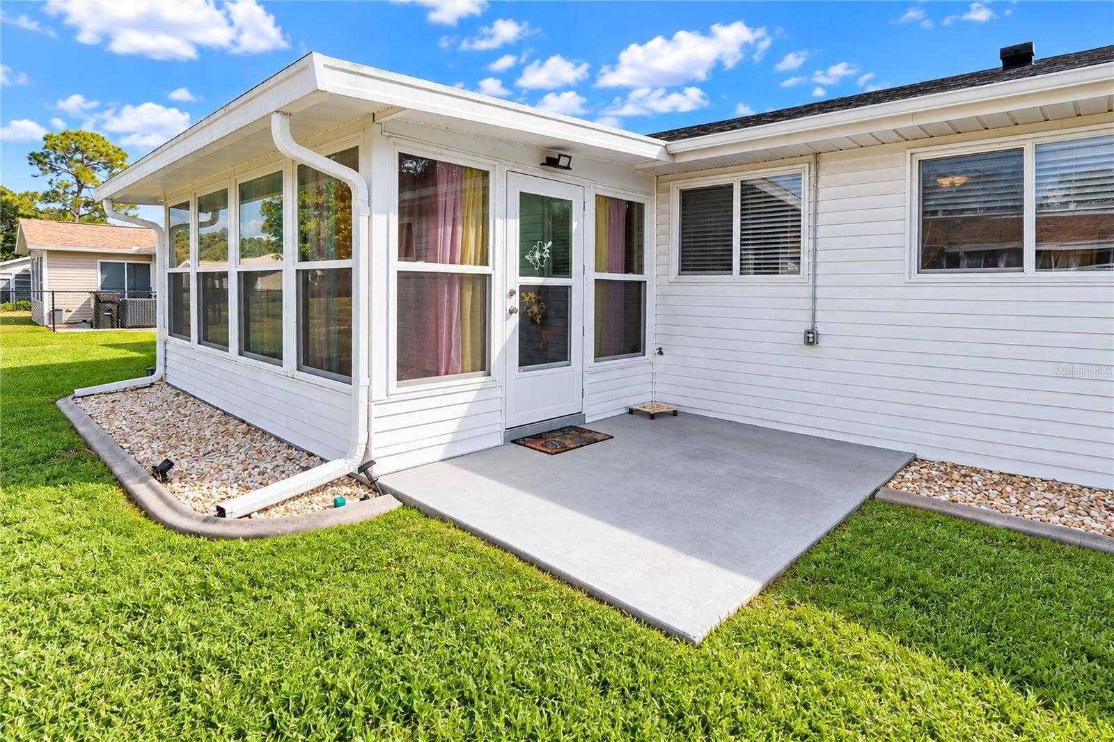 8169 SW 108TH LANE ROAD, Ocala, FL 34481 Rear open patio slab for cookouts