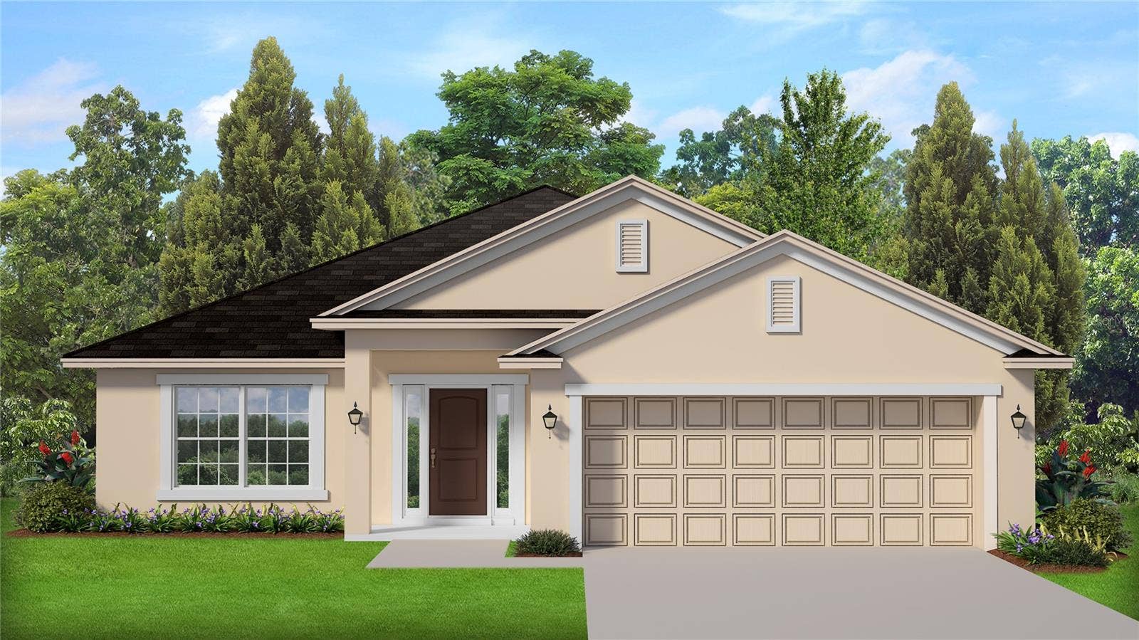 Rendering of home for illustrative purposes only.  Colors and features will vary!