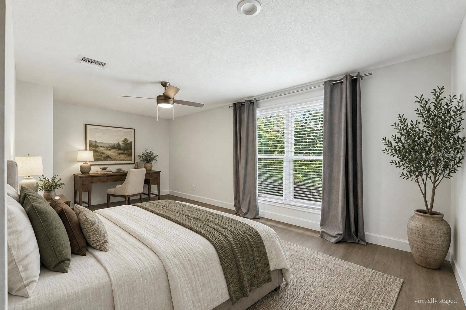 Digitally Staged Bedroom 2