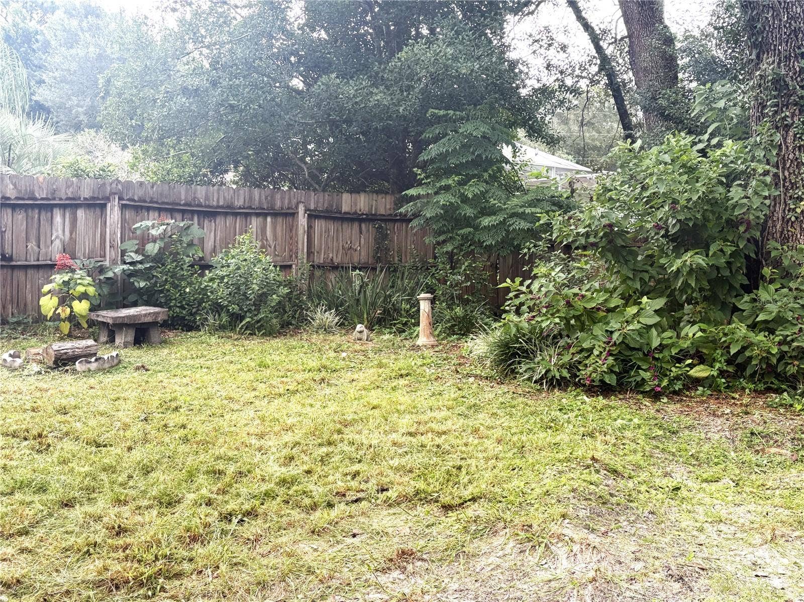 8919 N MENDOZA WAY, Citrus Springs, FL 34434 Back yard.