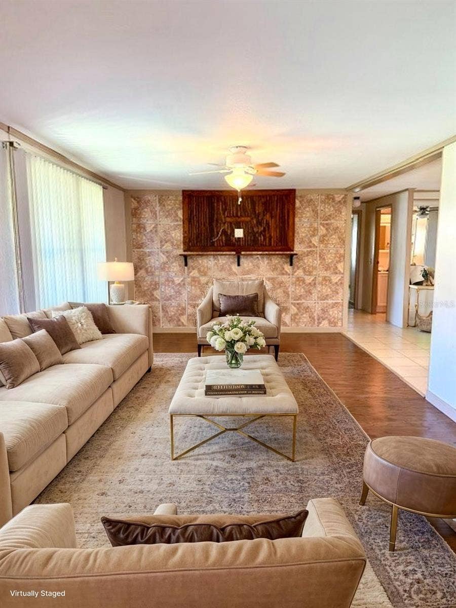 1837 COCO PLUM STREET NE, Palm Bay, FL 32905 Living room