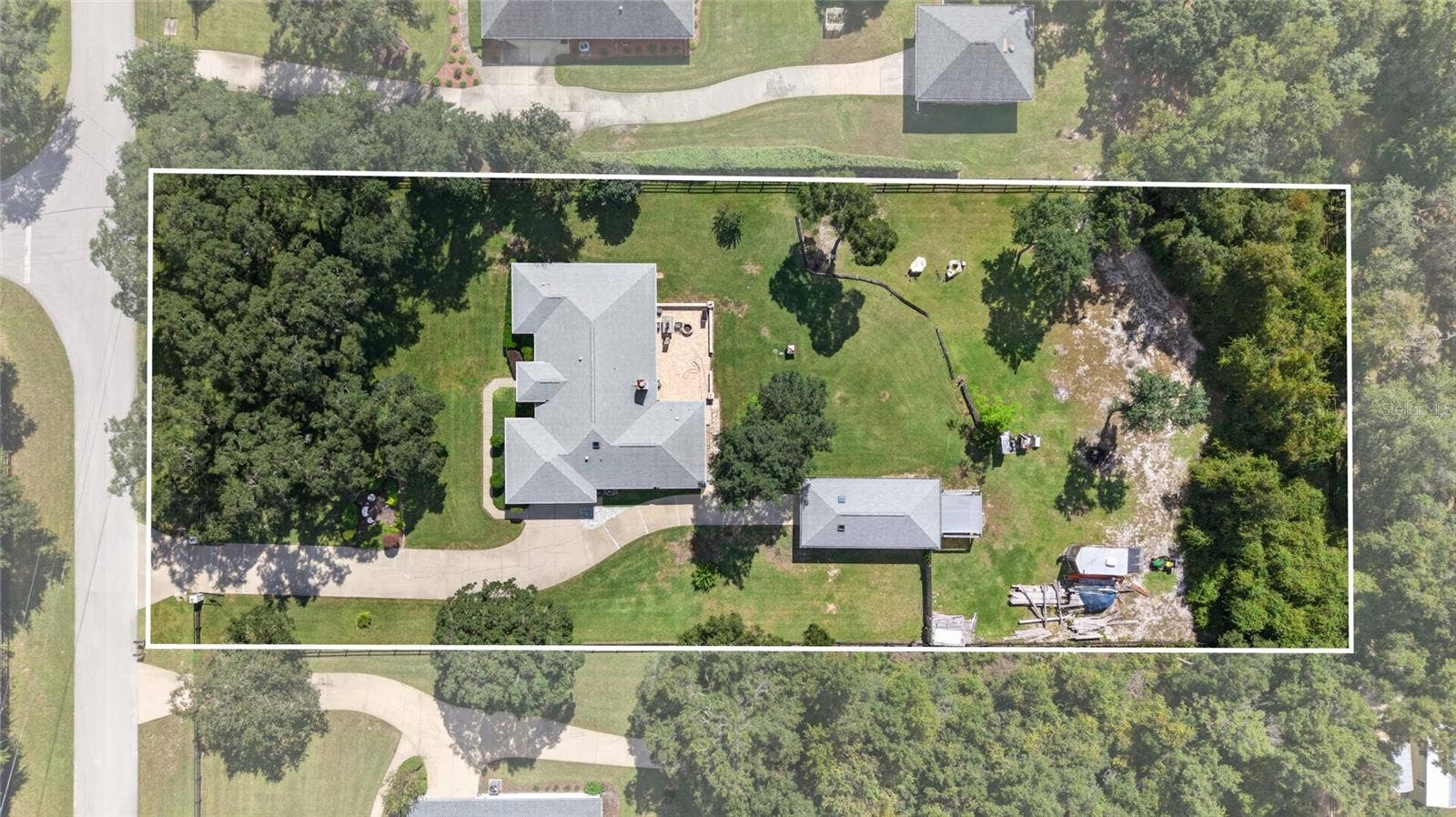 1.25 acre property