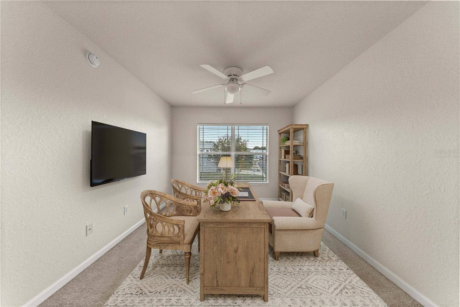 Virtually Staged. 2nd bedroom or den (has built in closet)