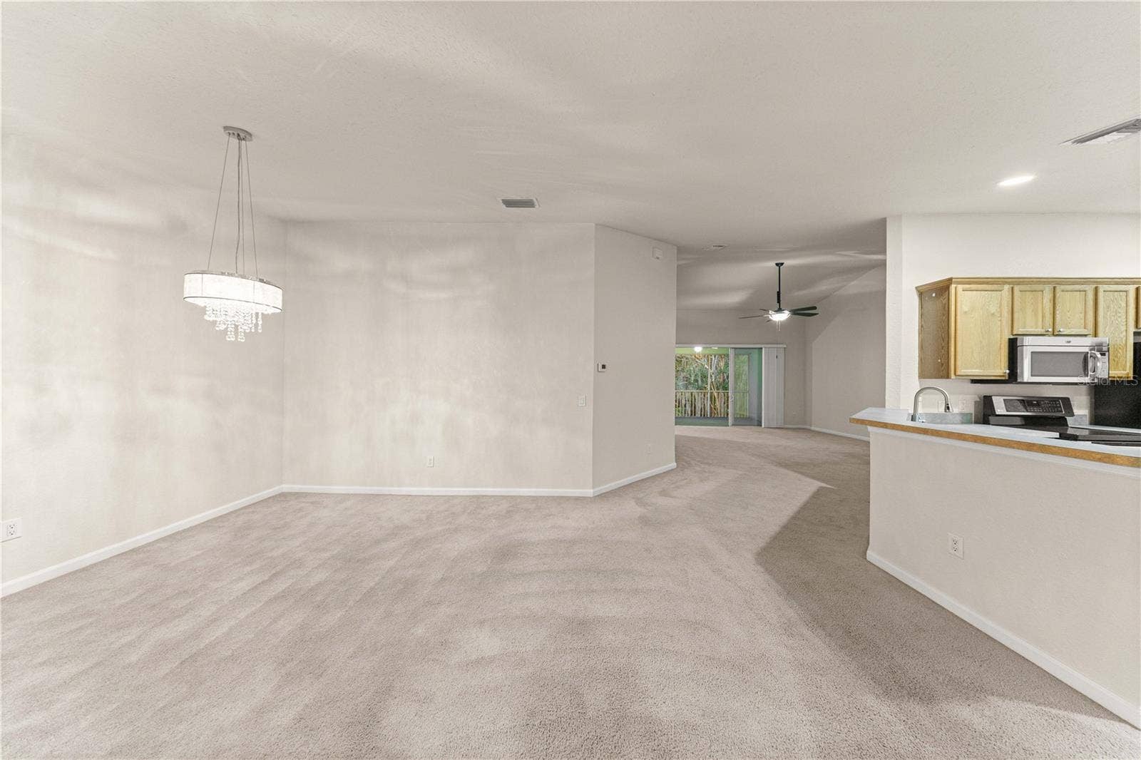 Dining/Kitchen/Living Room Combo, so much space!