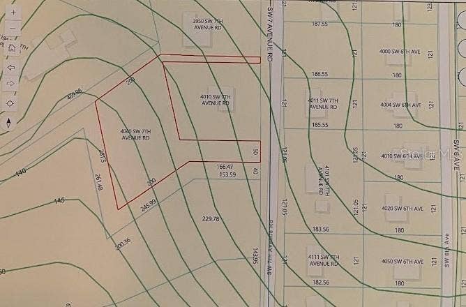 measurements of 4040 SW 7th Ave. Road