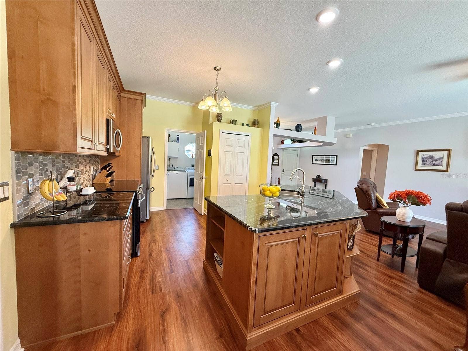 10565 SW 38TH AVENUE, Ocala, FL 34476 Kitchen with Backsplash-Solid wood cabinets
