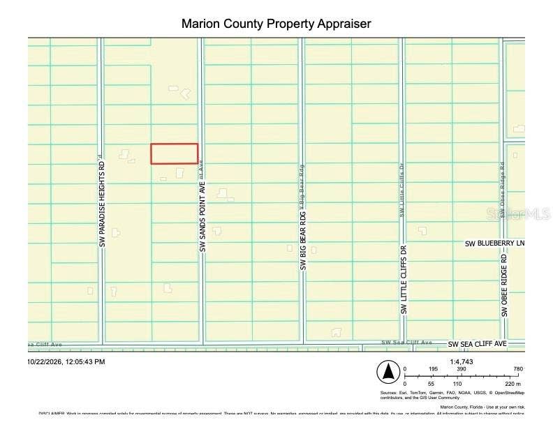 Property photo for TBD SW SANDS POINT AVE, Dunnellon, FL