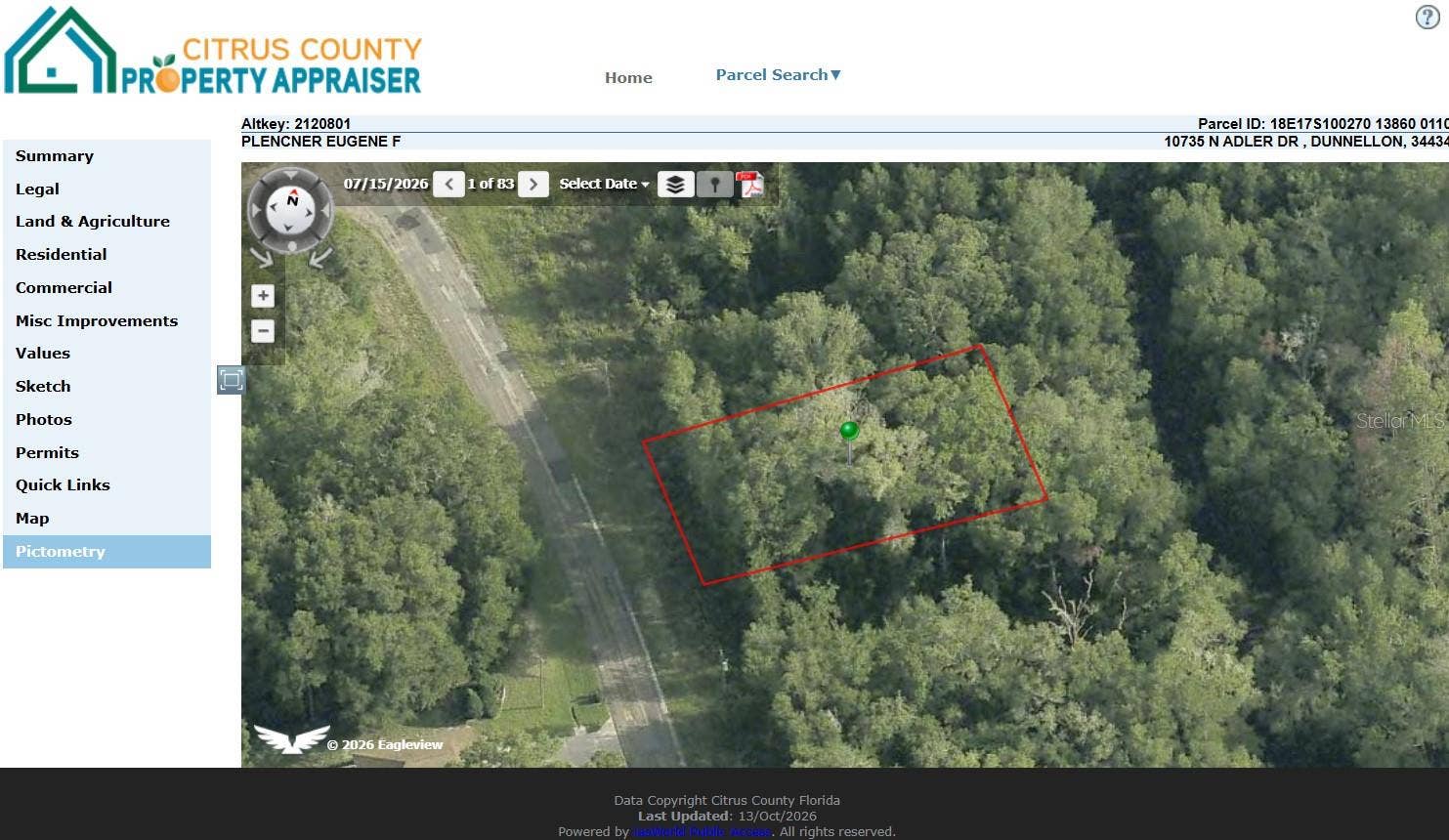 10735 N ADLER DRIVE, Citrus Springs, FL 34434 10735 N ADLER DRIVE, Citrus Springs, FL 34434