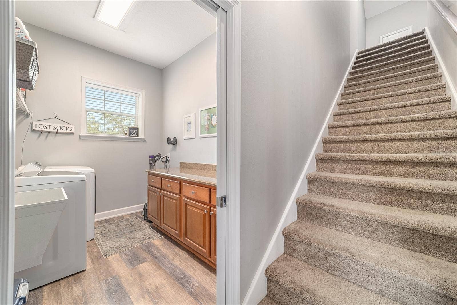 Up to the bonus room!