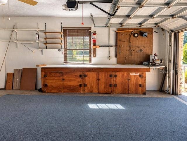 3645 SE 48 STREET, Ocala, FL 34480 Workbench in garage