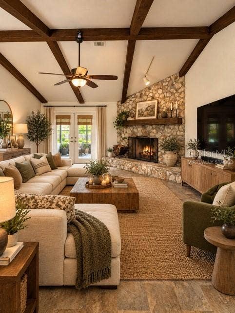 3645 SE 48 STREET, Ocala, FL 34480 Virtually staged family room example