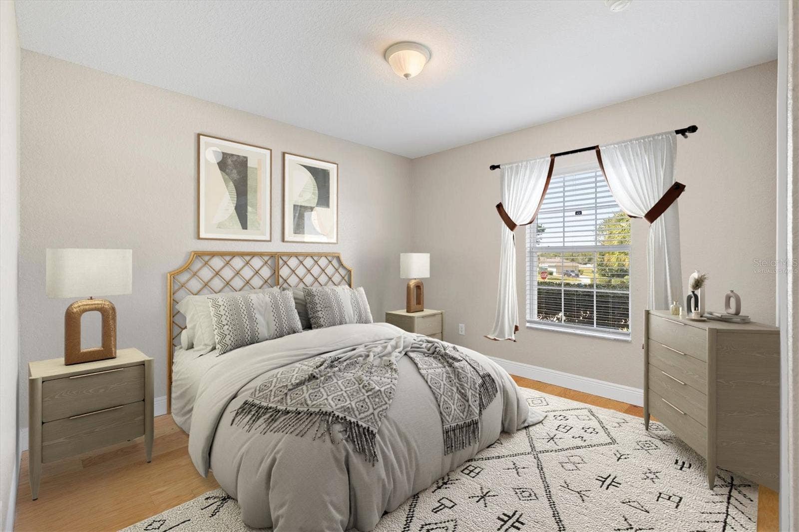 17501 SE 110TH COURT, Summerfield, FL 34491 Virtually staged 3rd bedroom.