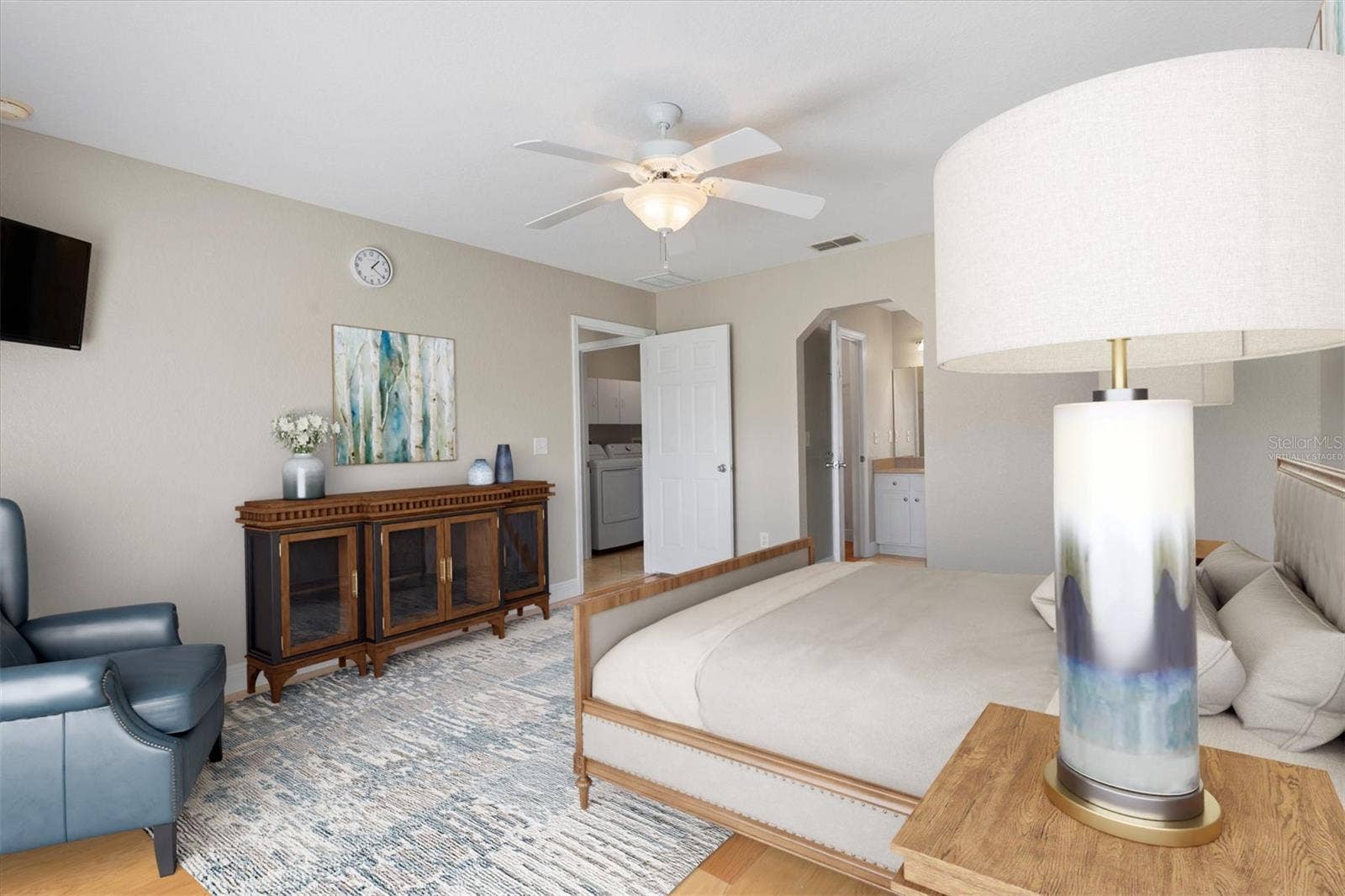 17501 SE 110TH COURT, Summerfield, FL 34491 Virtually staged Primary en-suite.