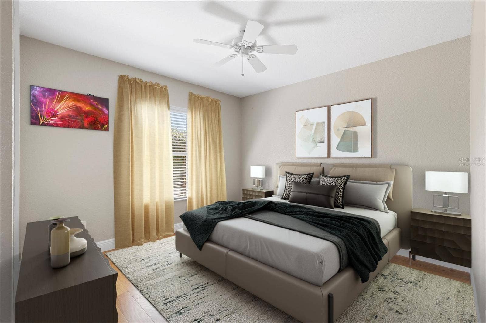 17501 SE 110TH COURT, Summerfield, FL 34491 Virtually staged 2nd bedroom.