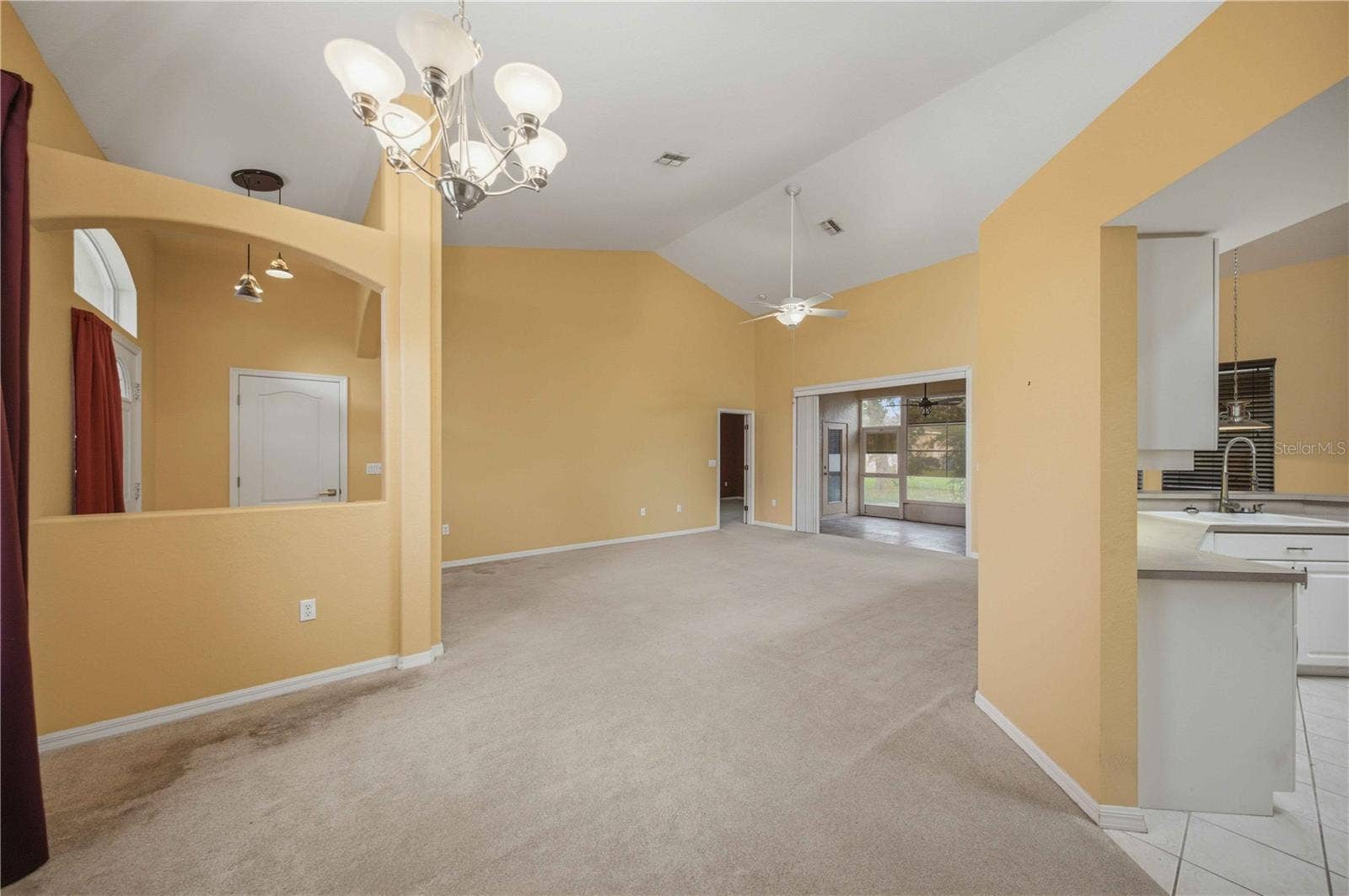 15493 SARATOGA DRIVE, Brooksville, FL 34604 Living Room Alternate View
