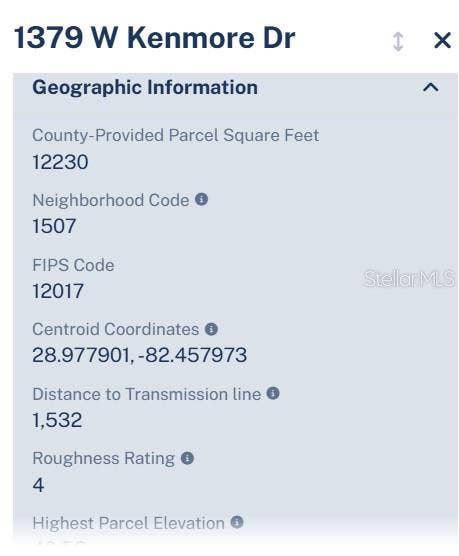 1379 W KENMORE DRIVE, Citrus Springs, FL 34434