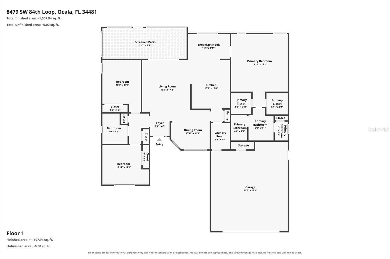 8479 SW 84TH LOOP, Ocala, FL 34481 Floor Plan