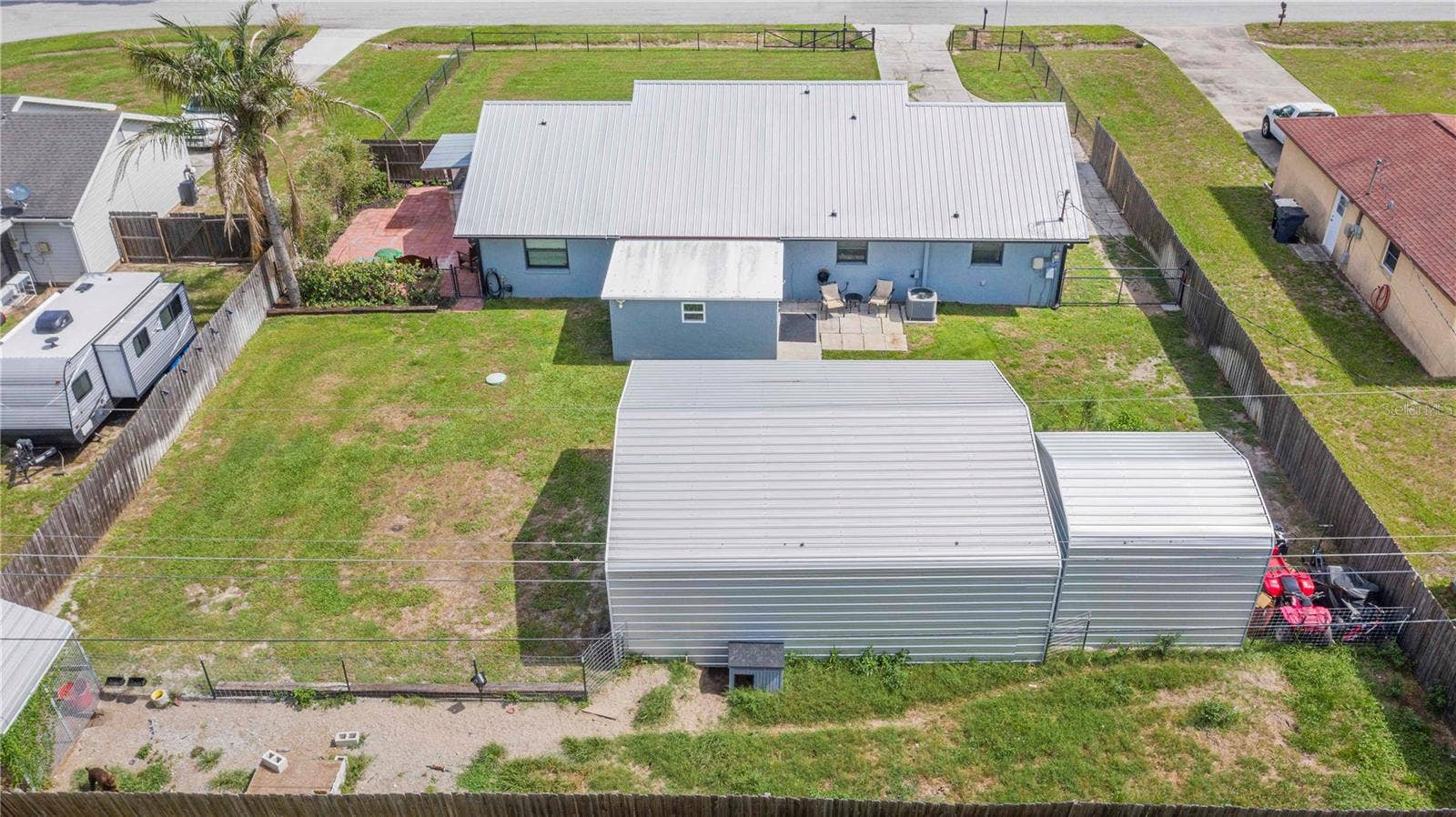 2426 VIEW WAY, Lakeland, FL 33810 Aerial Backyard