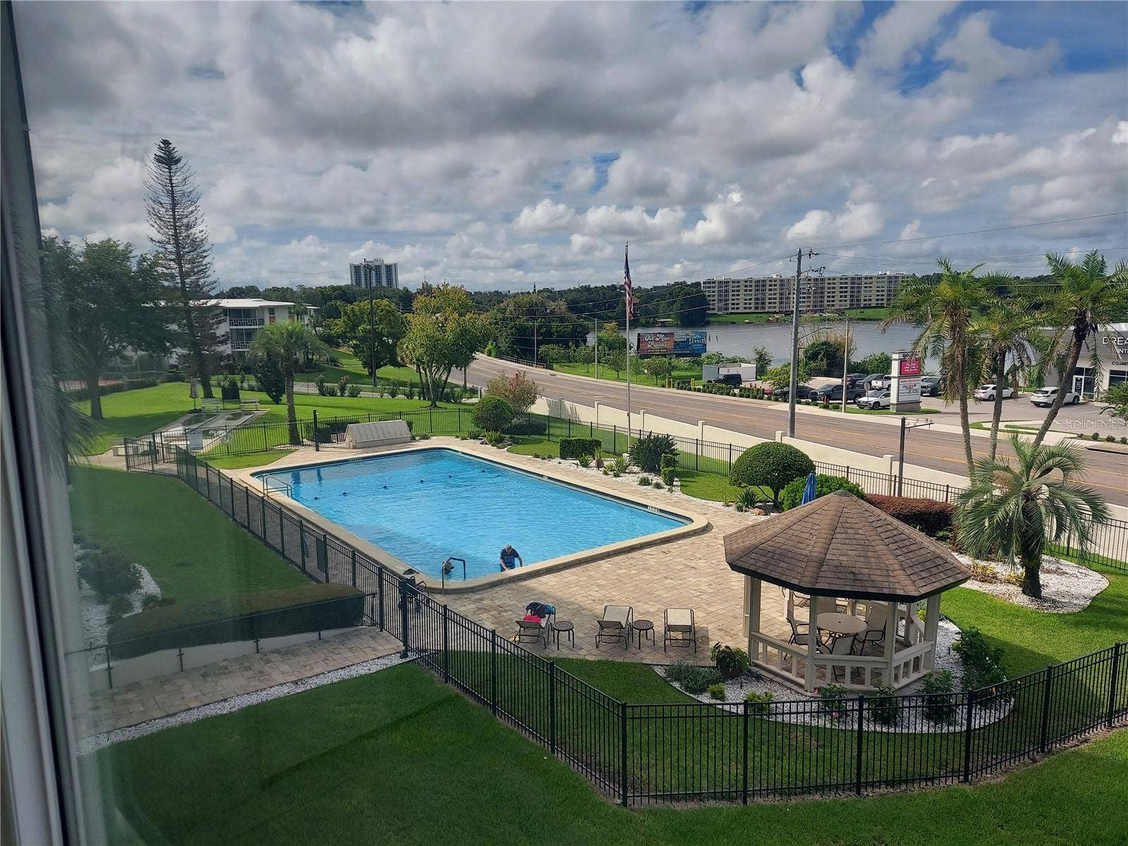 1776 6TH STREET NW, #304, Winter Haven, FL 33881 Condo view of pool and lake