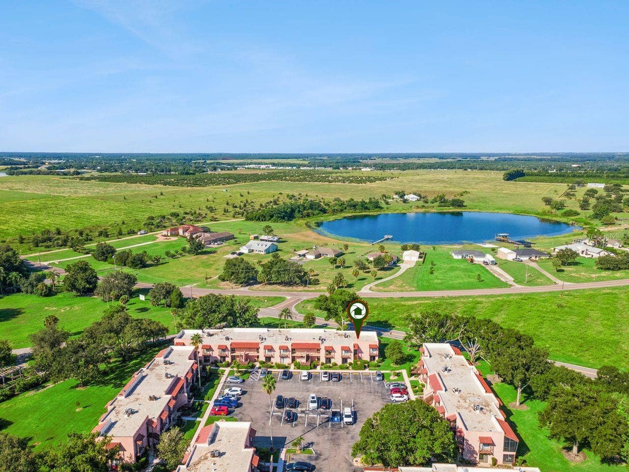 109 LA CASA, #109, Lake Wales, FL 33898 Aerial view looking West