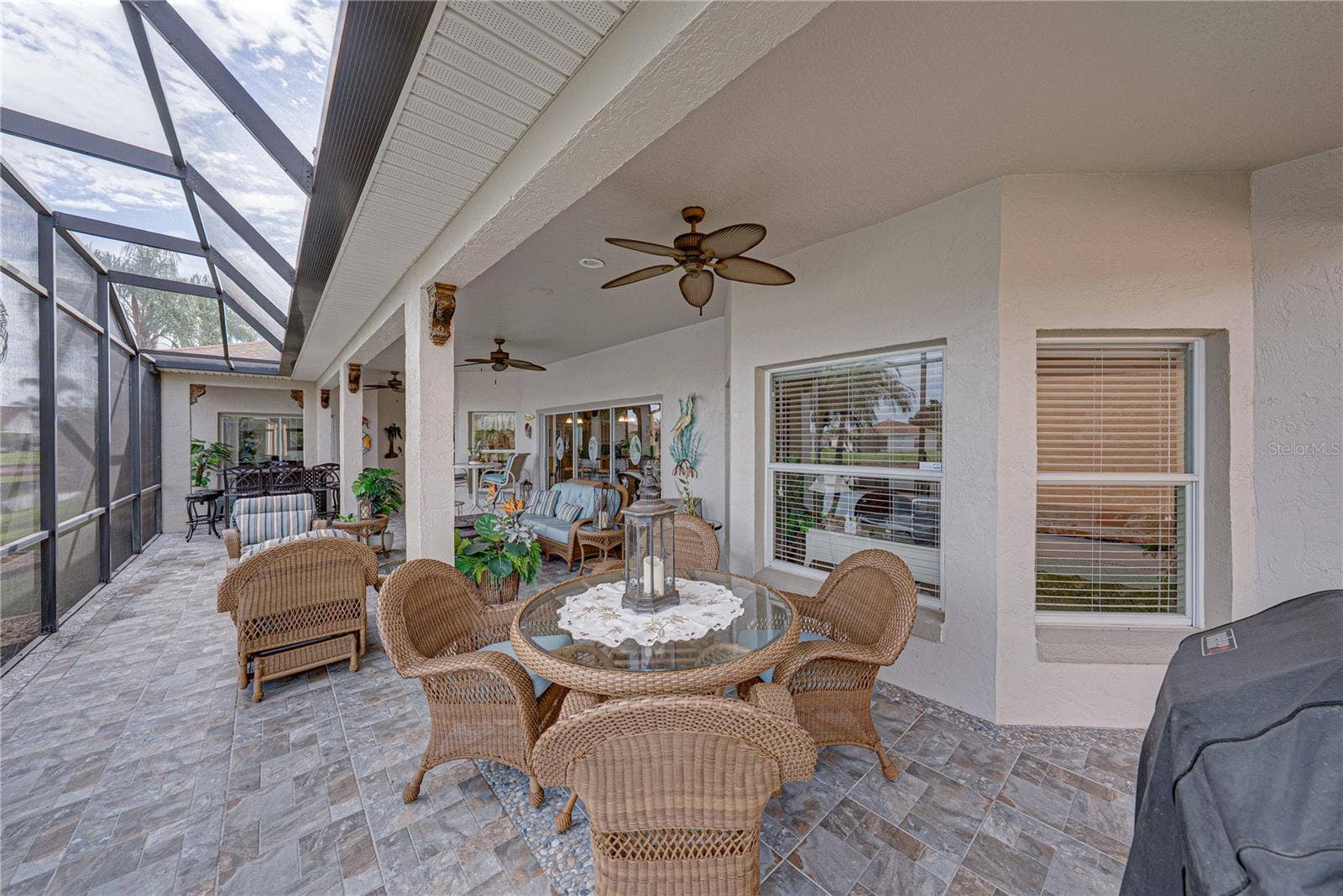 4232 DORNOCH DRIVE, Lake Wales, FL 33859 The expanded lanai is accessed from the living room and the 3rd bedroom.
