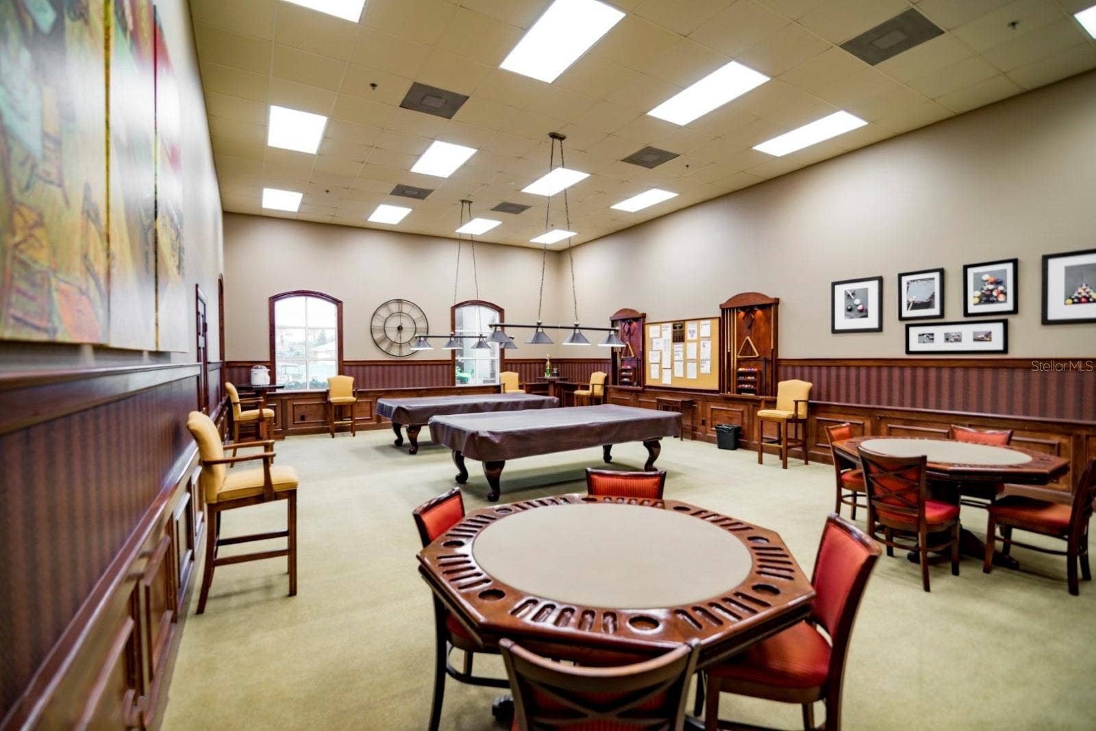 4232 DORNOCH DRIVE, Lake Wales, FL 33859 The main clubhouse billiards and poker room.