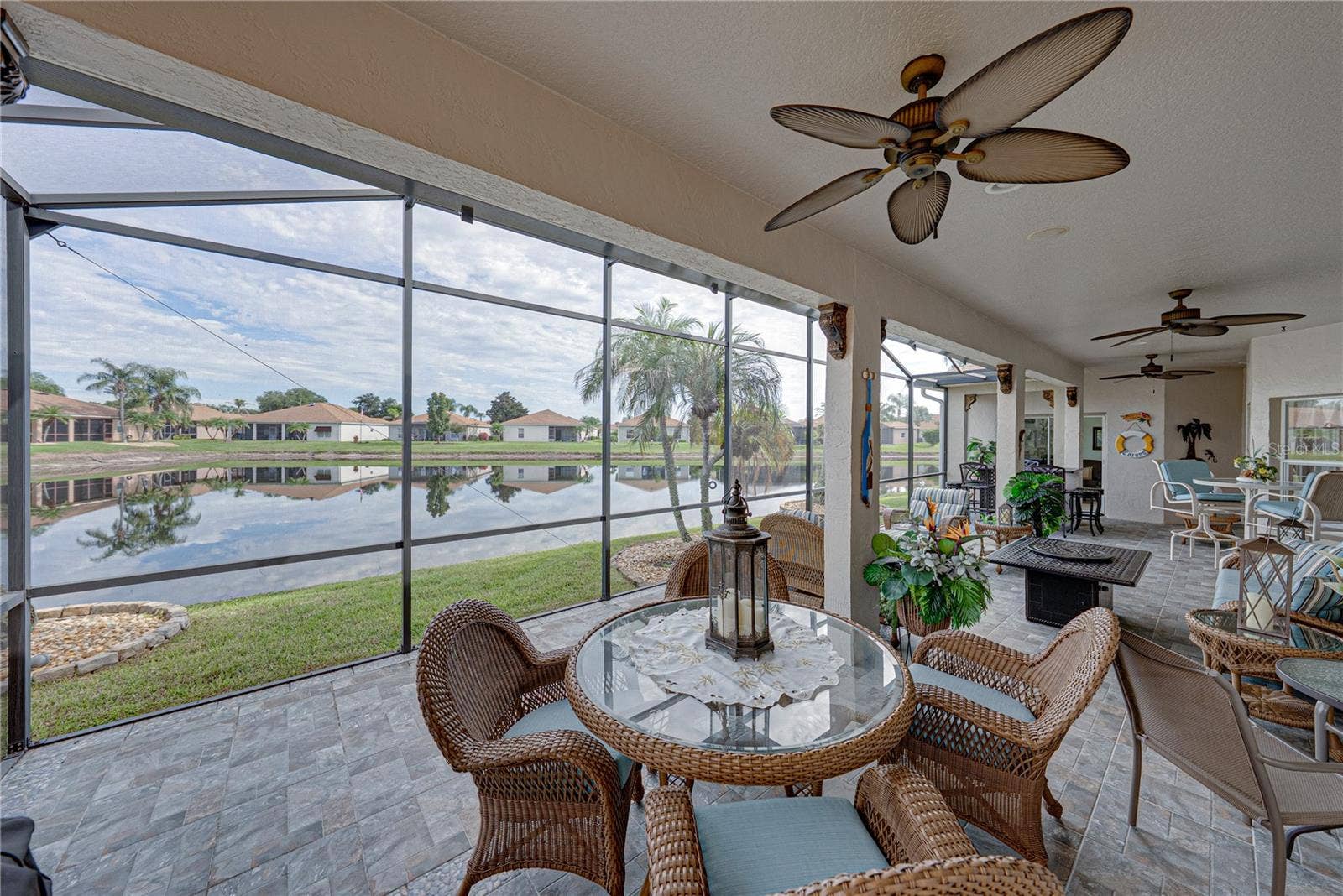 4232 DORNOCH DRIVE, Lake Wales, FL 33859 The lanai is a great place to enjoy the view while relaxing.