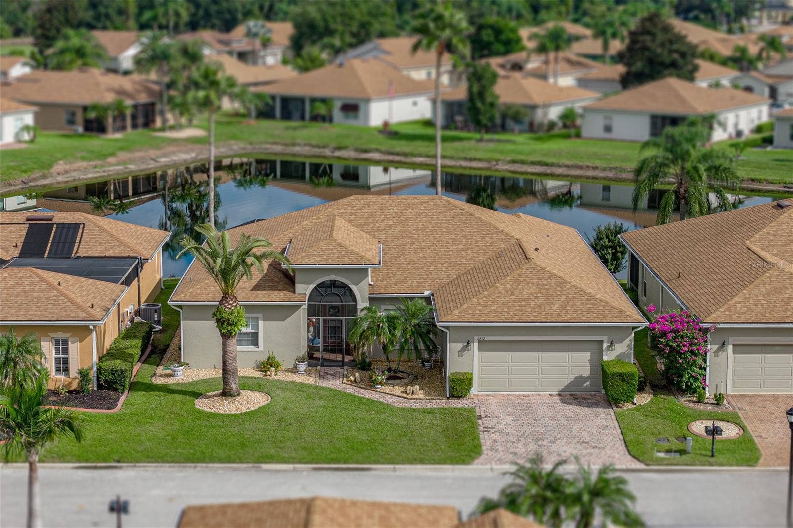4232 DORNOCH DRIVE, Lake Wales, FL 33859 This home is located on a quiet street and backs up to a large pond.