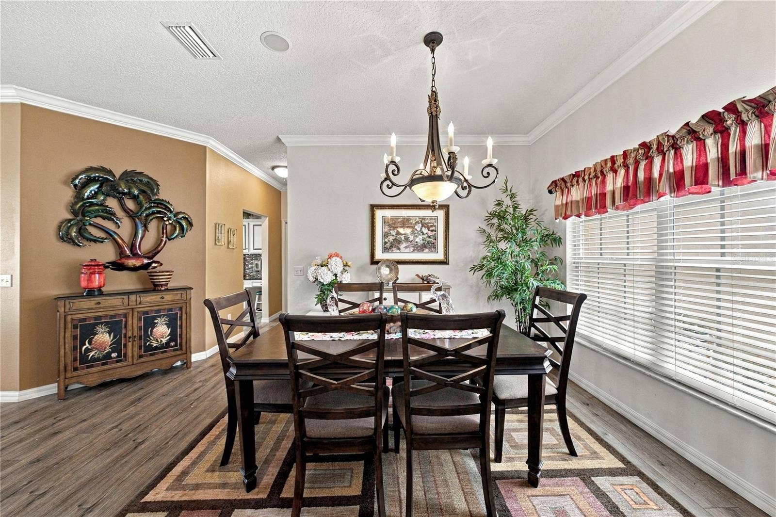 4232 DORNOCH DRIVE, Lake Wales, FL 33859 The dining room sits at the front of the home and is enhanced by the double window.