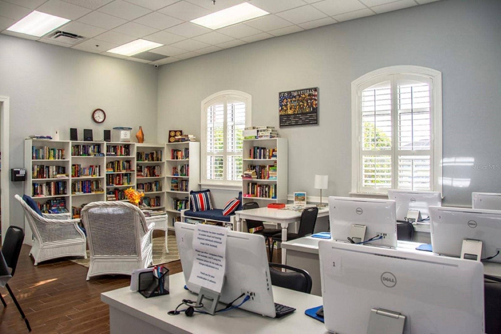 4232 DORNOCH DRIVE, Lake Wales, FL 33859 The Health and Fitness Center media room has an honor system lending library and a computer lab.