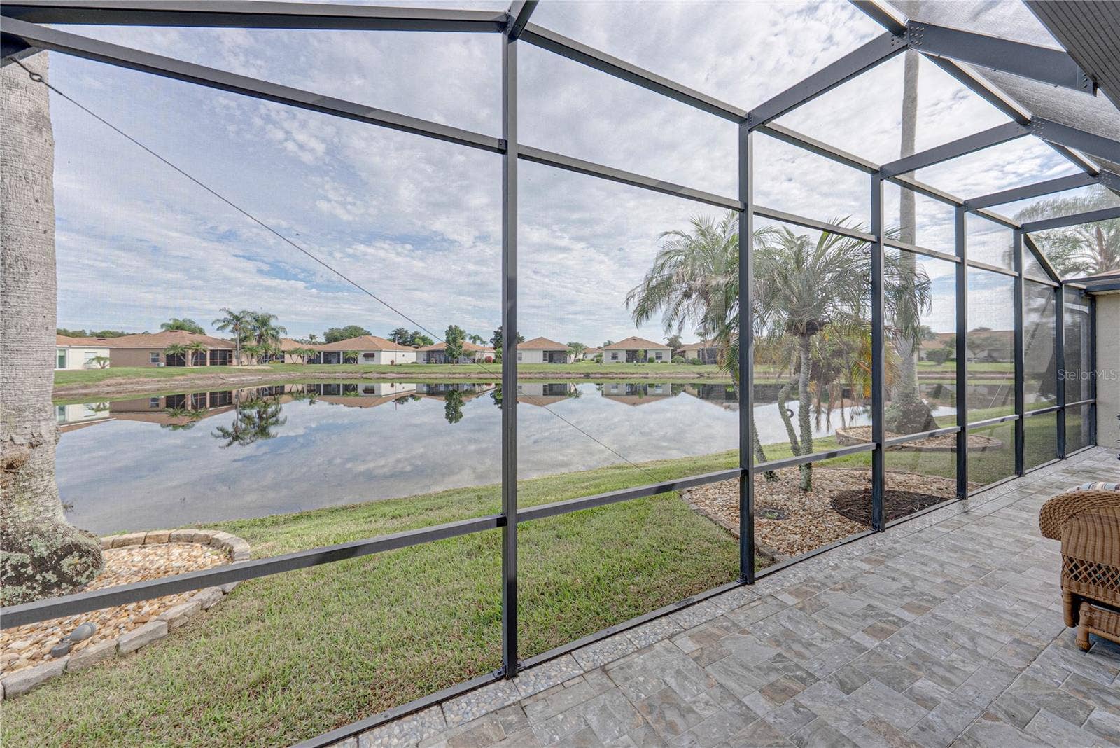 4232 DORNOCH DRIVE, Lake Wales, FL 33859 The view from the lanai is to the north, the perfect direction to increase the usability of this lanai.