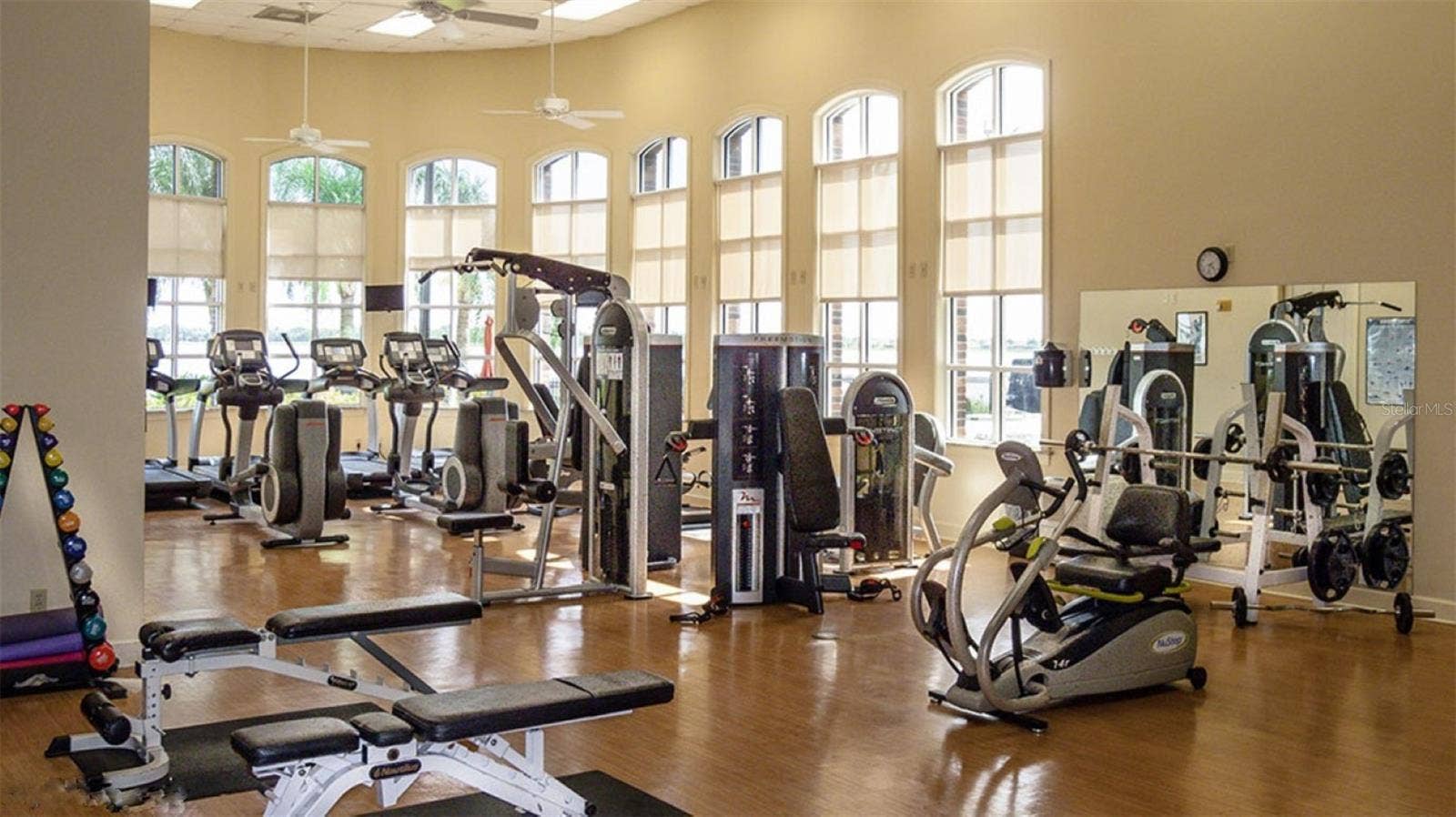 4232 DORNOCH DRIVE, Lake Wales, FL 33859 The main clubhouse fitness room has state of the art equipment.