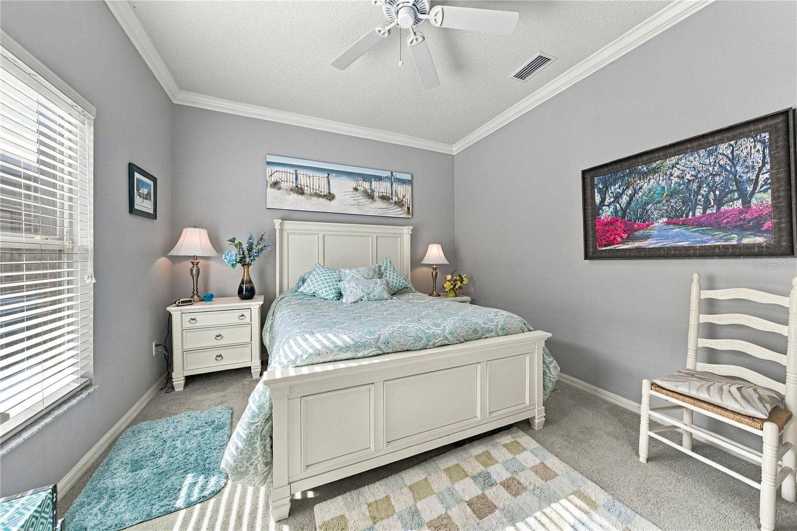 4232 DORNOCH DRIVE, Lake Wales, FL 33859 The second bedroom has crown molding and window treatments.