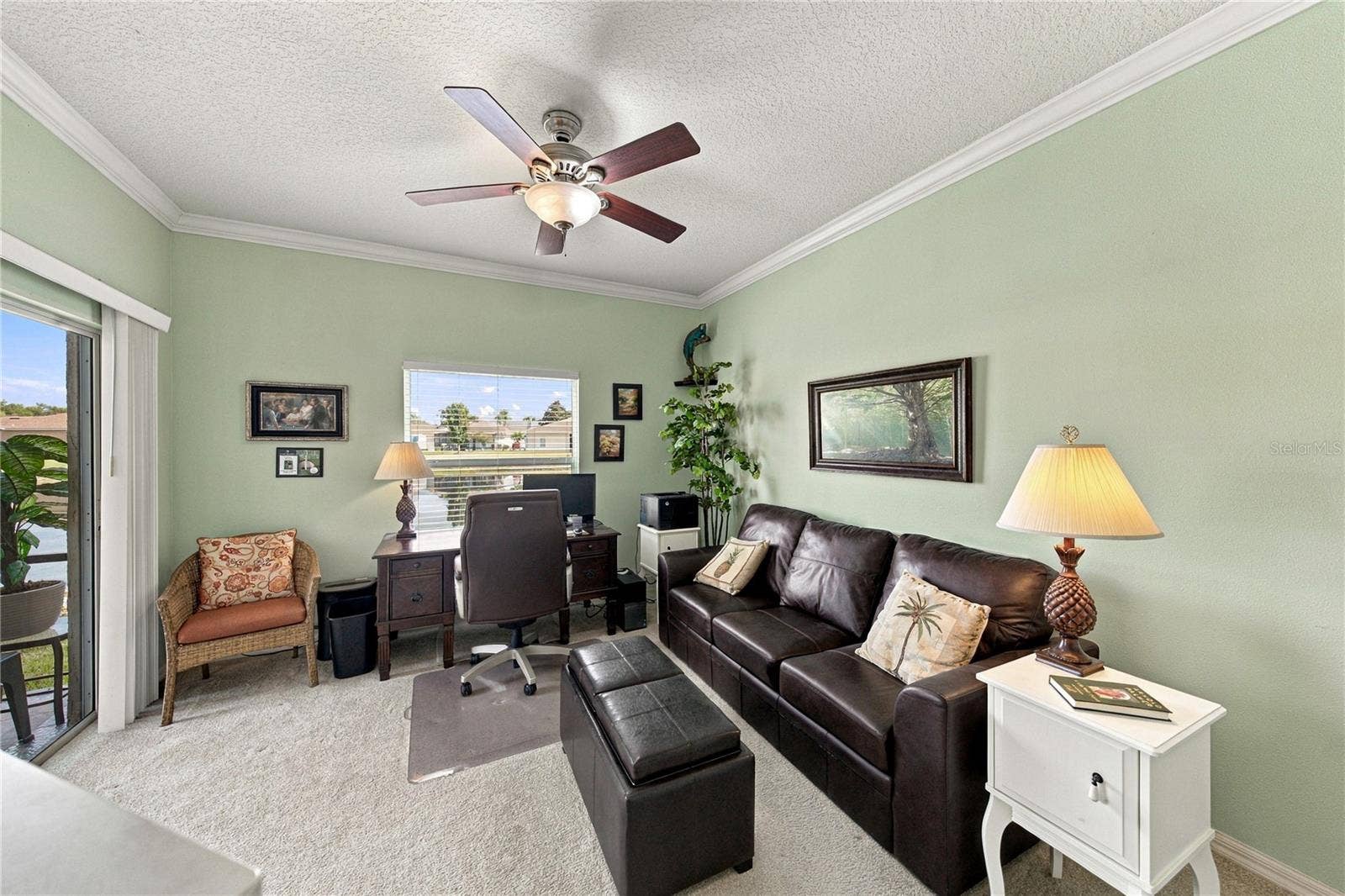 4232 DORNOCH DRIVE, Lake Wales, FL 33859 The third bedroom is currently used as a home office and is at the rear of the home.