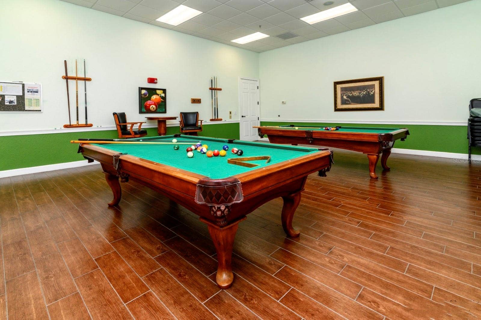 4232 DORNOCH DRIVE, Lake Wales, FL 33859 The Health and Fitness Center billards room.