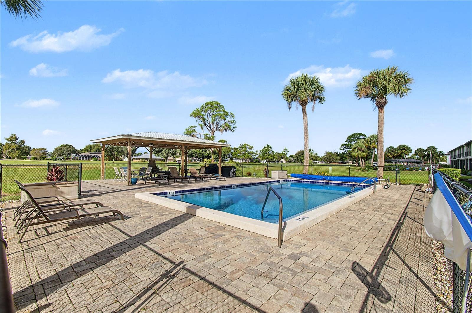 private pool at condo