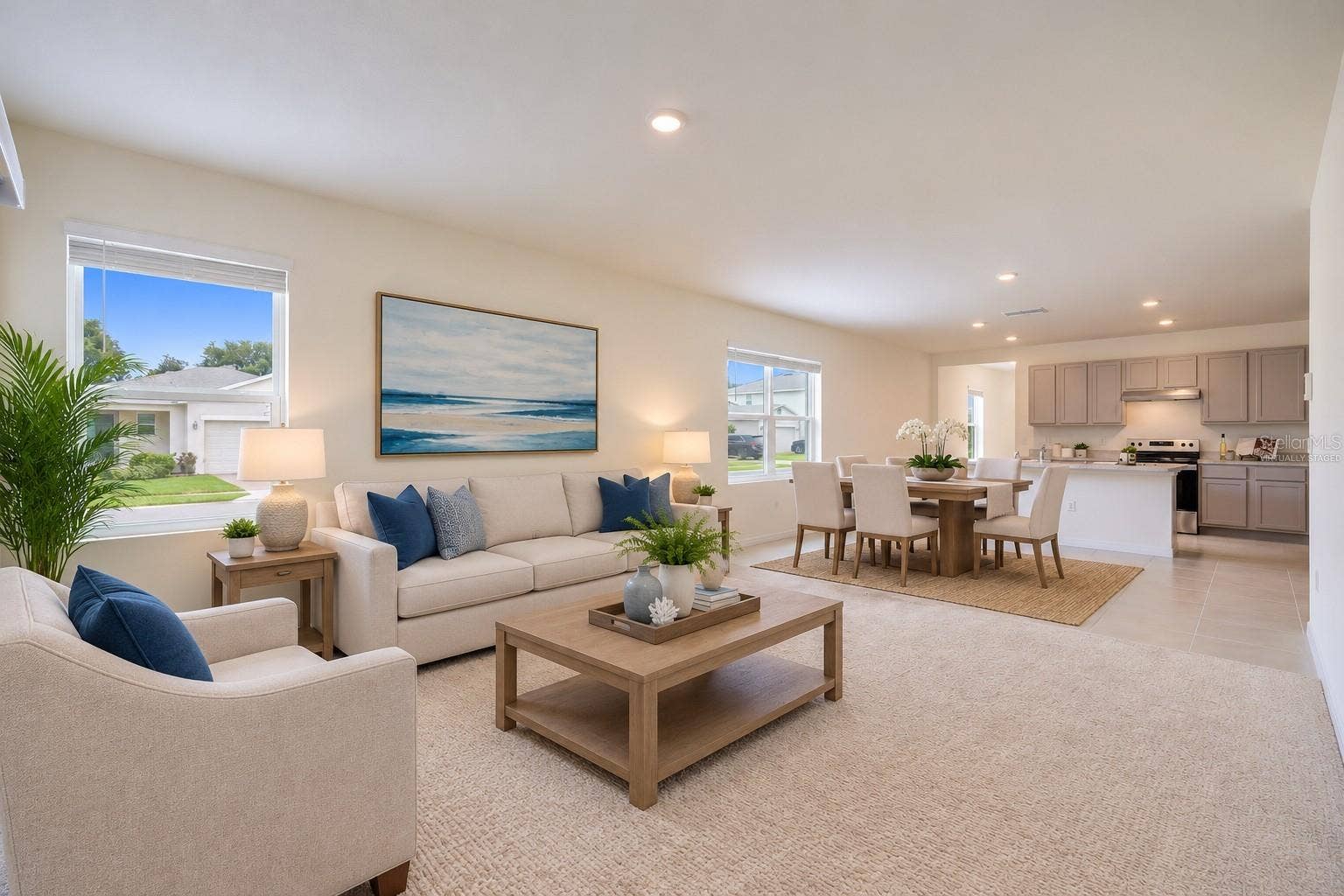 2415 BRASSIE COURT, Winter Haven, FL 33884 Virtually Staged, Spacious Living Room