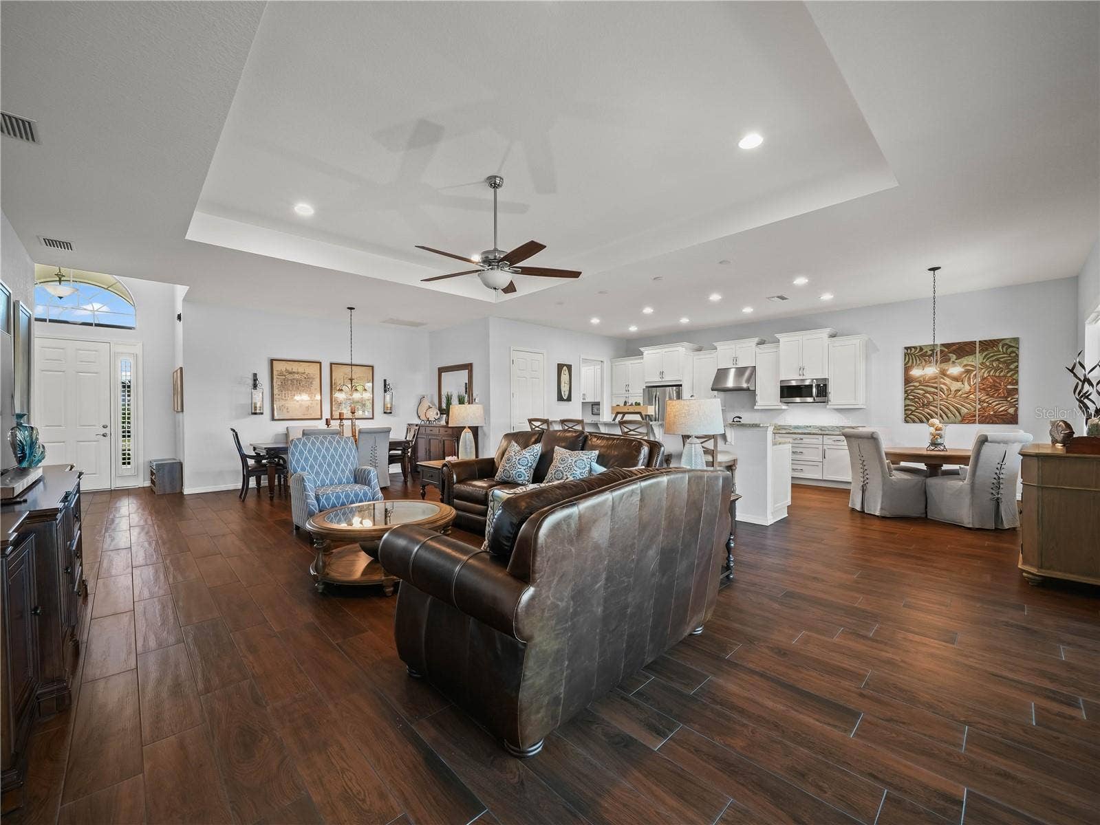 6216 PINEHURST LOOP, Winter Haven, FL 33884 Living Room with Tile Plank Flooring