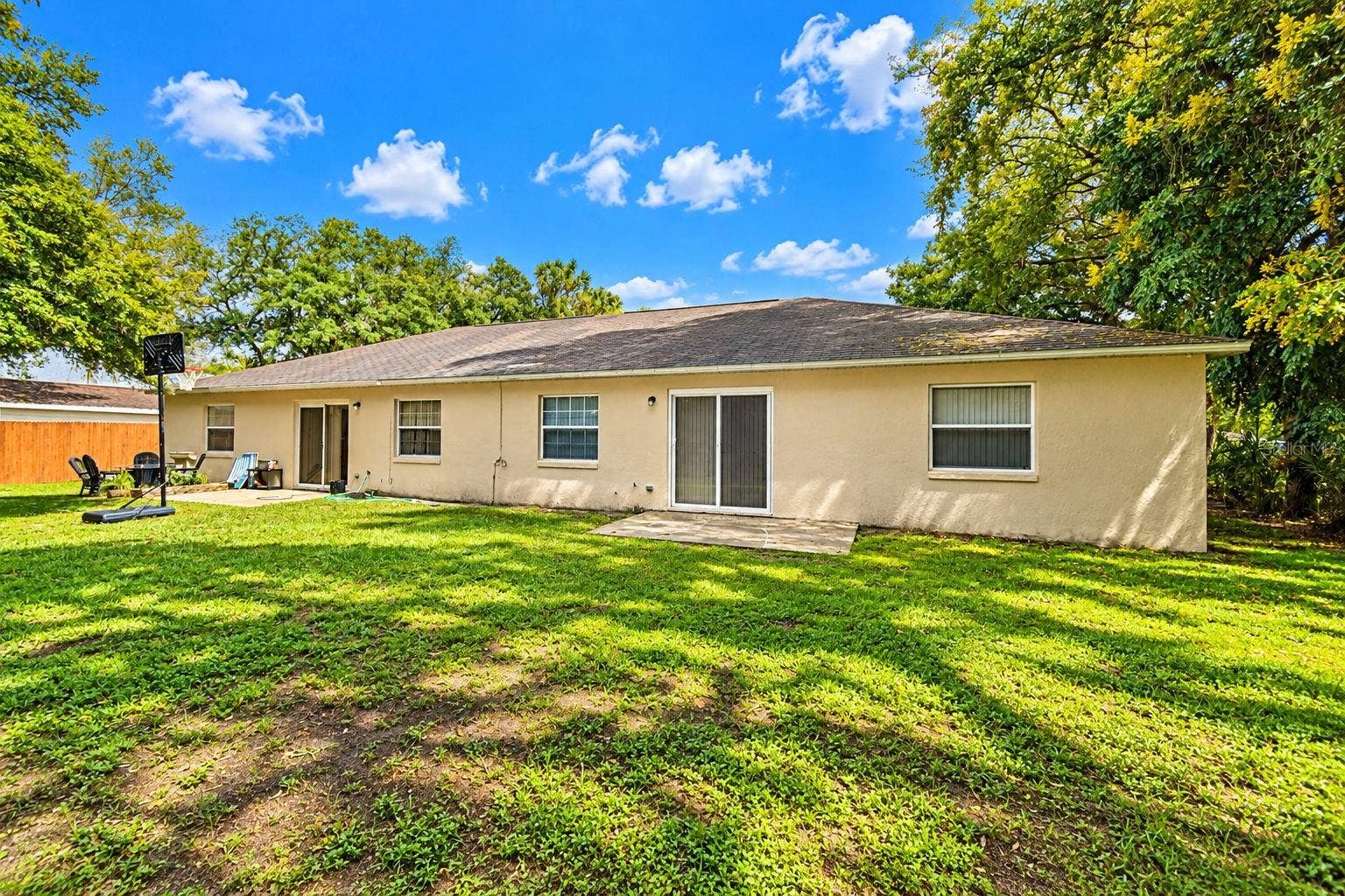 3779 RED OAK COURT, Lake Wales, FL 33898 Back view of duplex