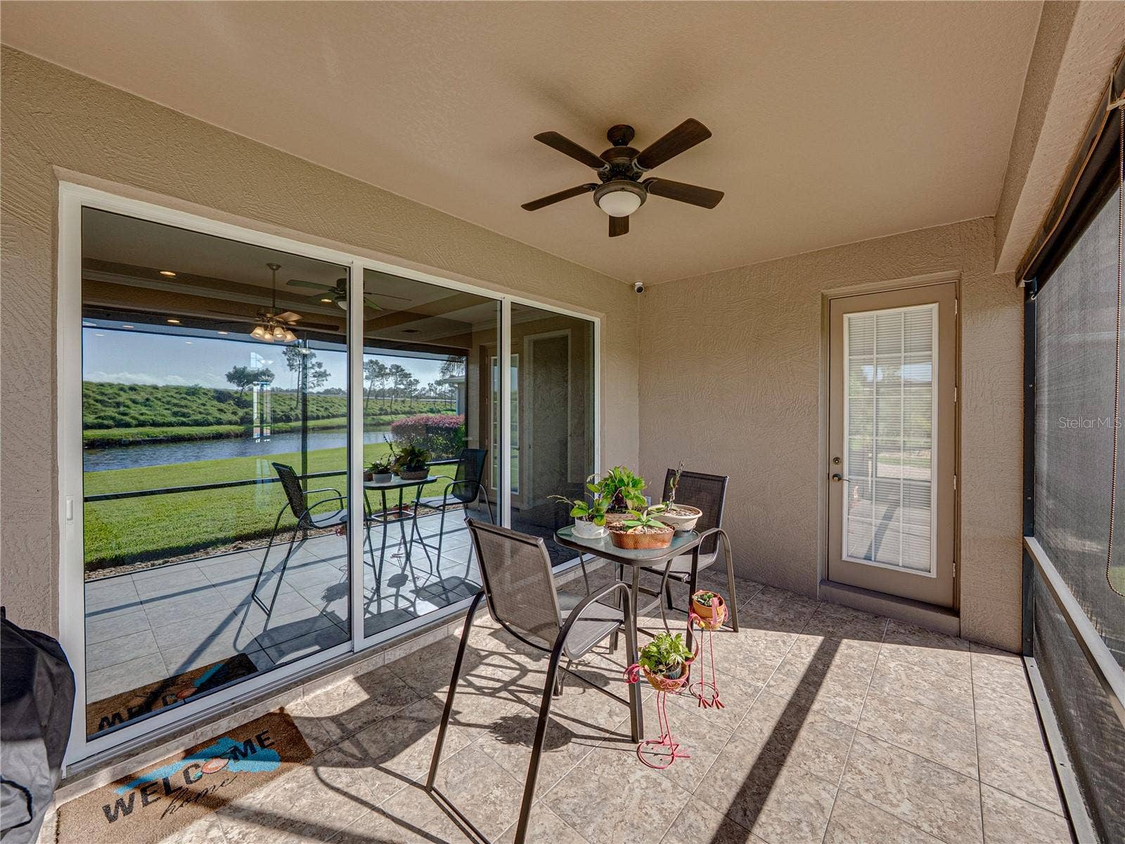 Screened veranda