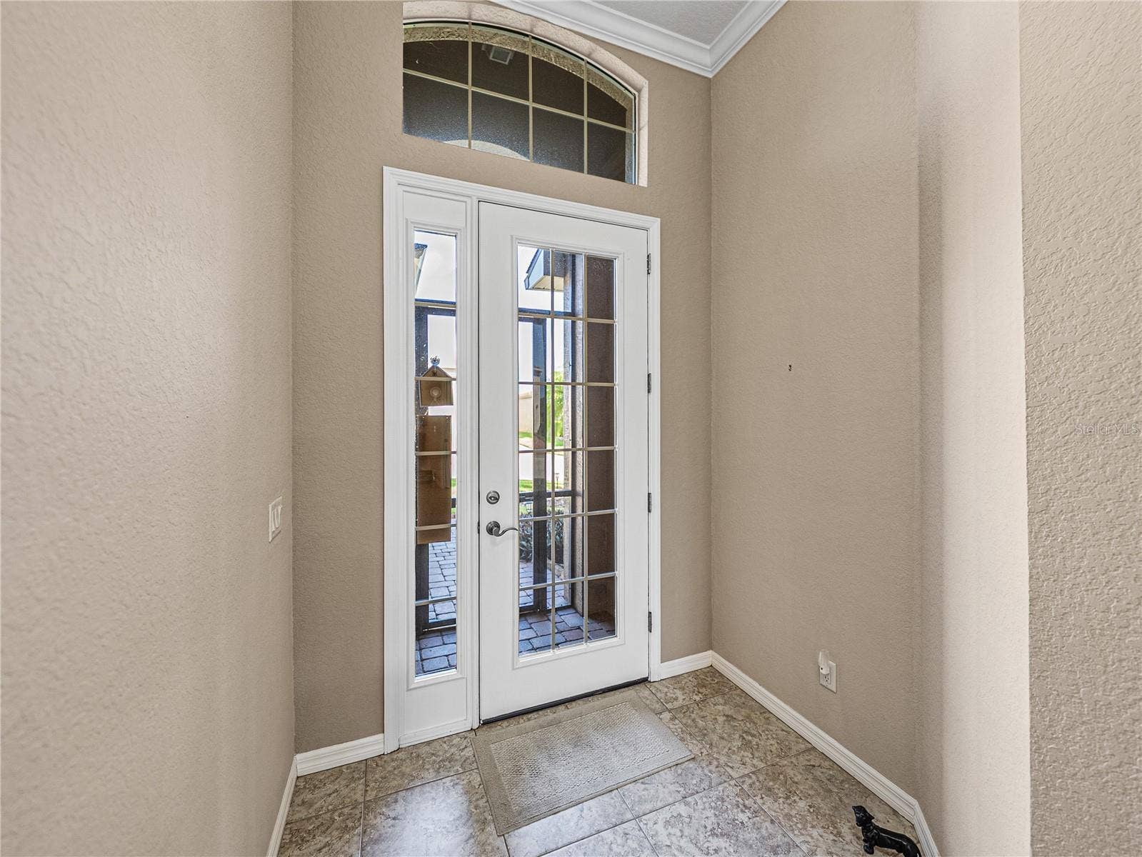 Inside front entry