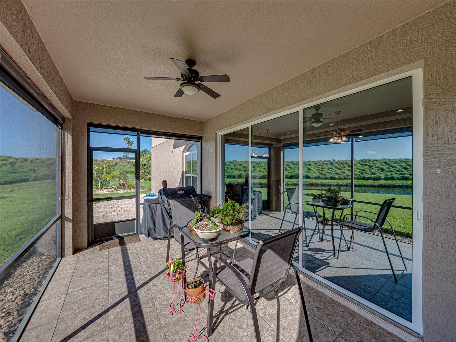 Screened veranda