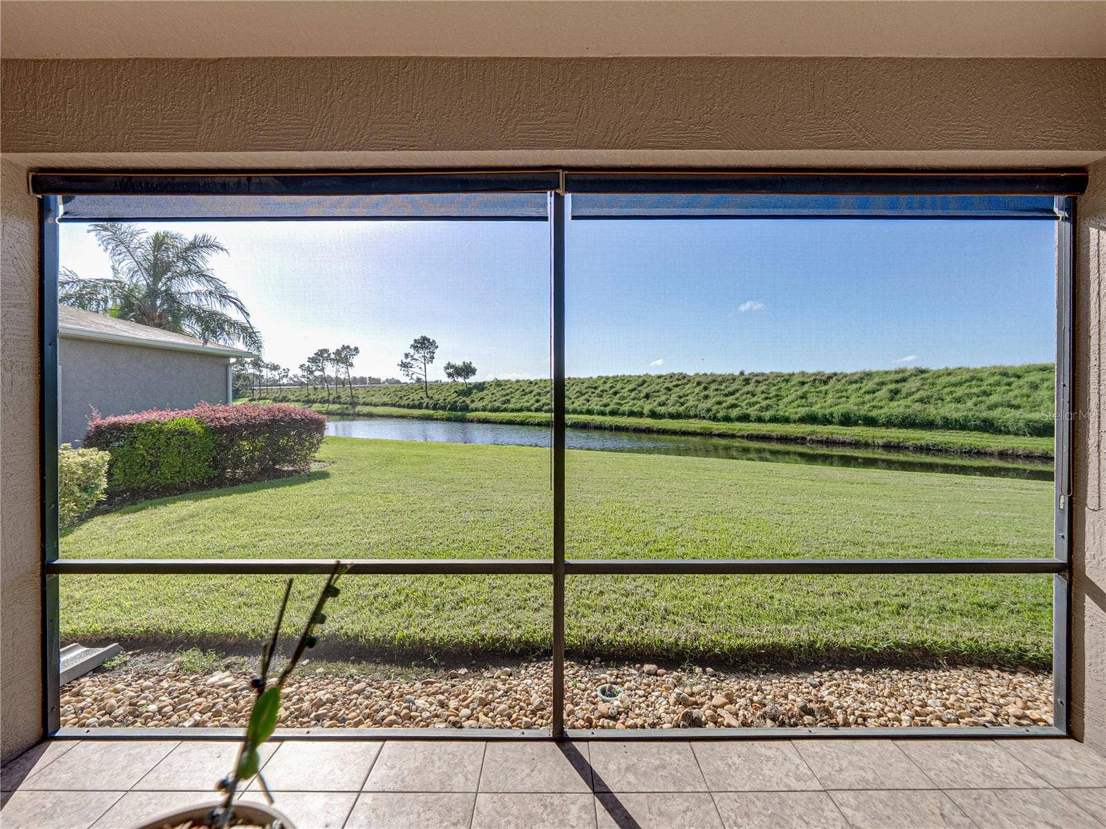 Screened veranda