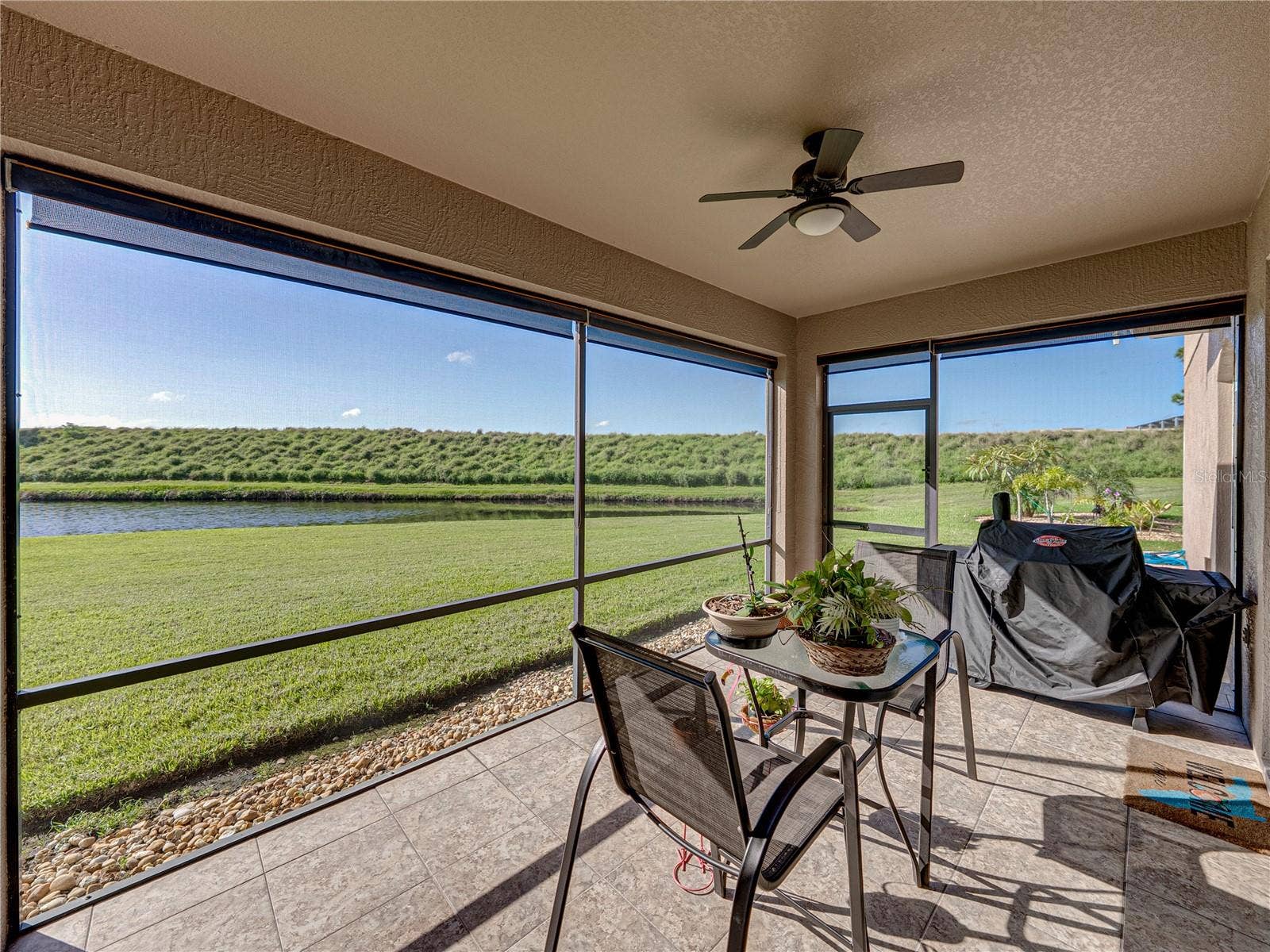 Screened veranda