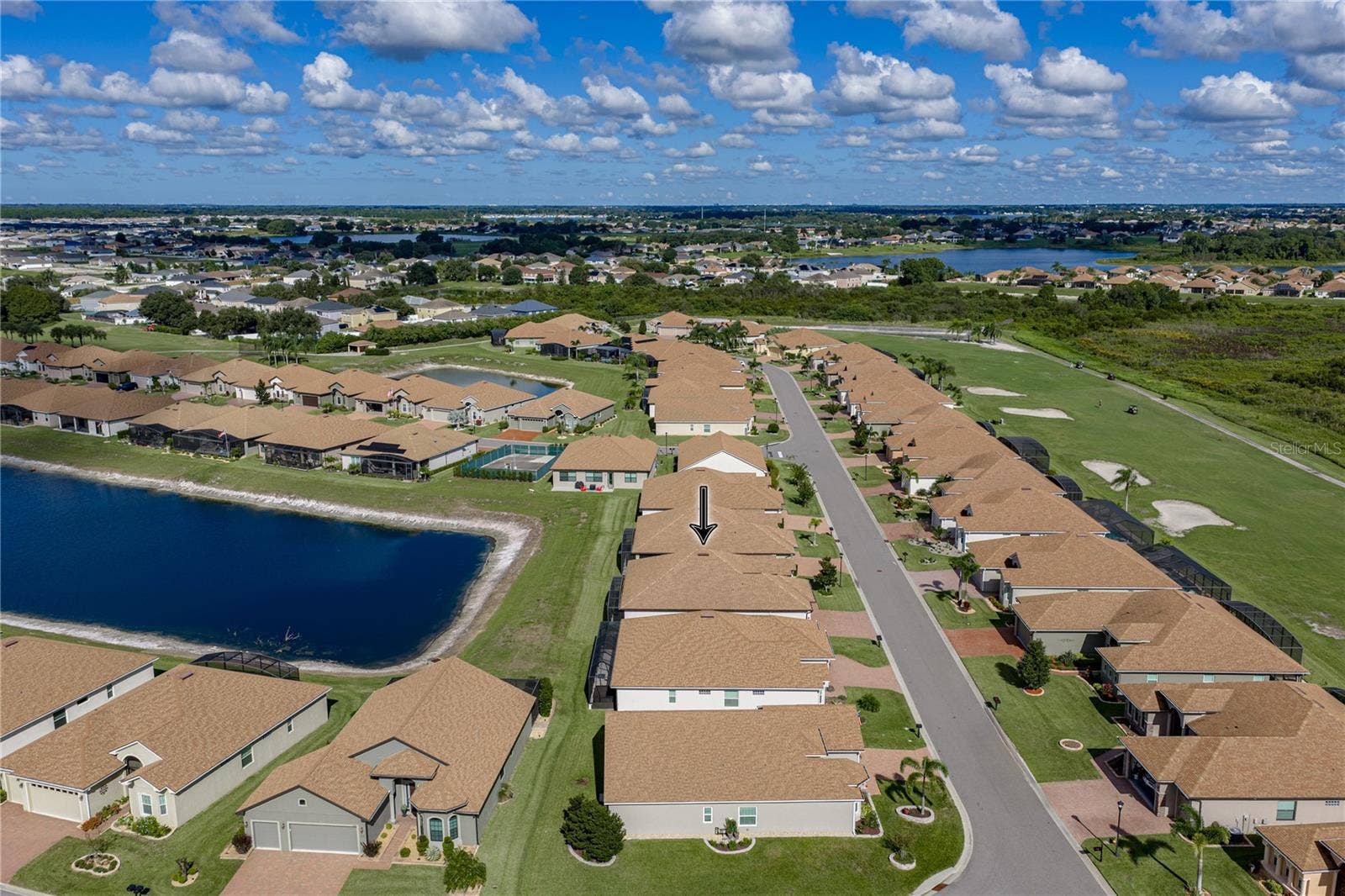 6125 PEBBLE BEACH BOULEVARD, Winter Haven, FL 33884 Neighborhood drone view