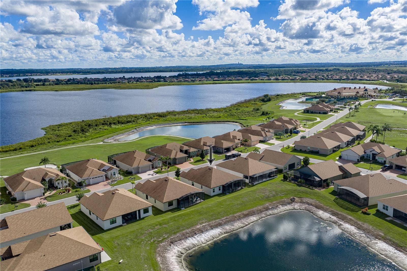 6125 PEBBLE BEACH BOULEVARD, Winter Haven, FL 33884 Neighborhood drone view