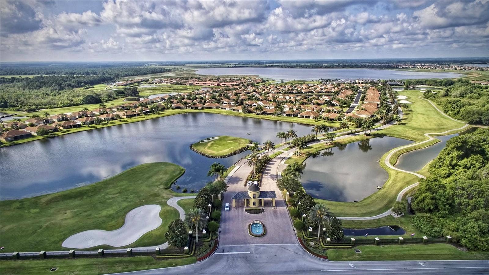 6125 PEBBLE BEACH BOULEVARD, Winter Haven, FL 33884 Lake Ashton drone view