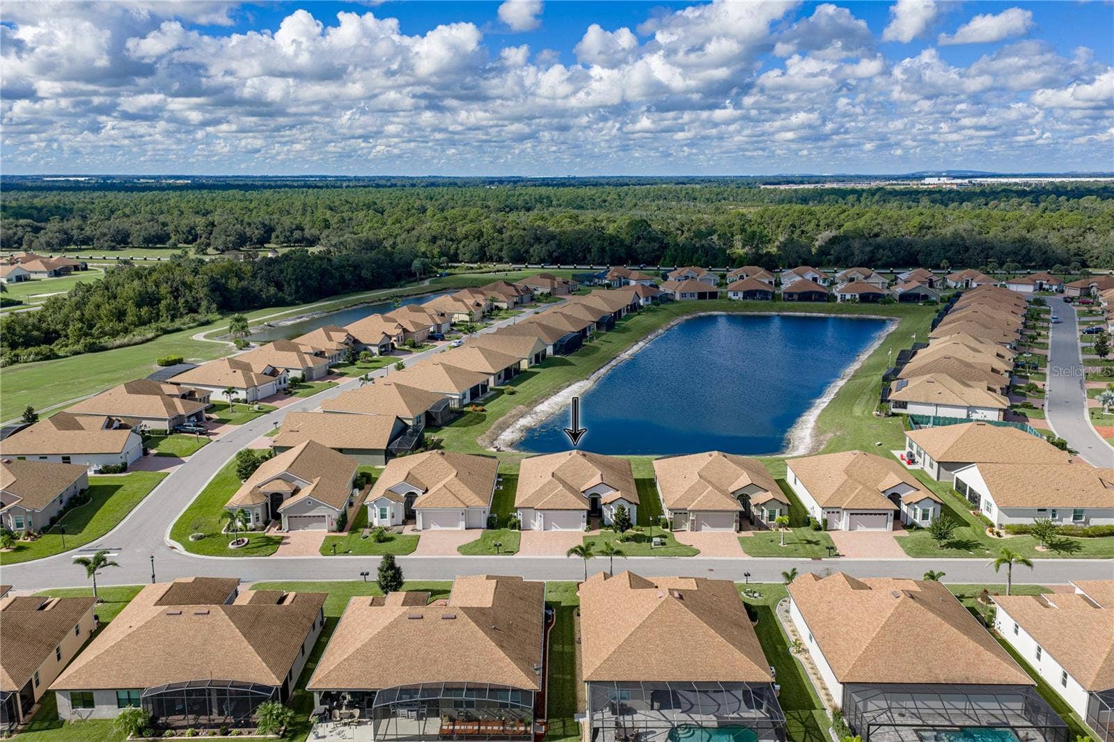 6125 PEBBLE BEACH BOULEVARD, Winter Haven, FL 33884 Neighborhood drone view