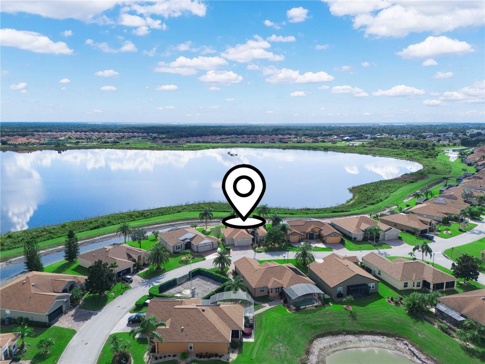 5385 HOGAN LANE, Winter Haven, FL 33884 Aerial of Home Location